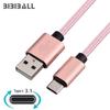 Metal USB Type C Charger Adapter Cable for Xiaomi Mi 9 8 Se A2 A1 6X 0.2M Short Transmit Data Cable for Xiaomi Redmi Note 7 Pro