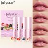 Vitamin E Fruit Flavor Warm Change Lipstick Lip Color Lip Balm Remove Lip Lines, Remove Dead Skin and Moisturize Lip Glaze
