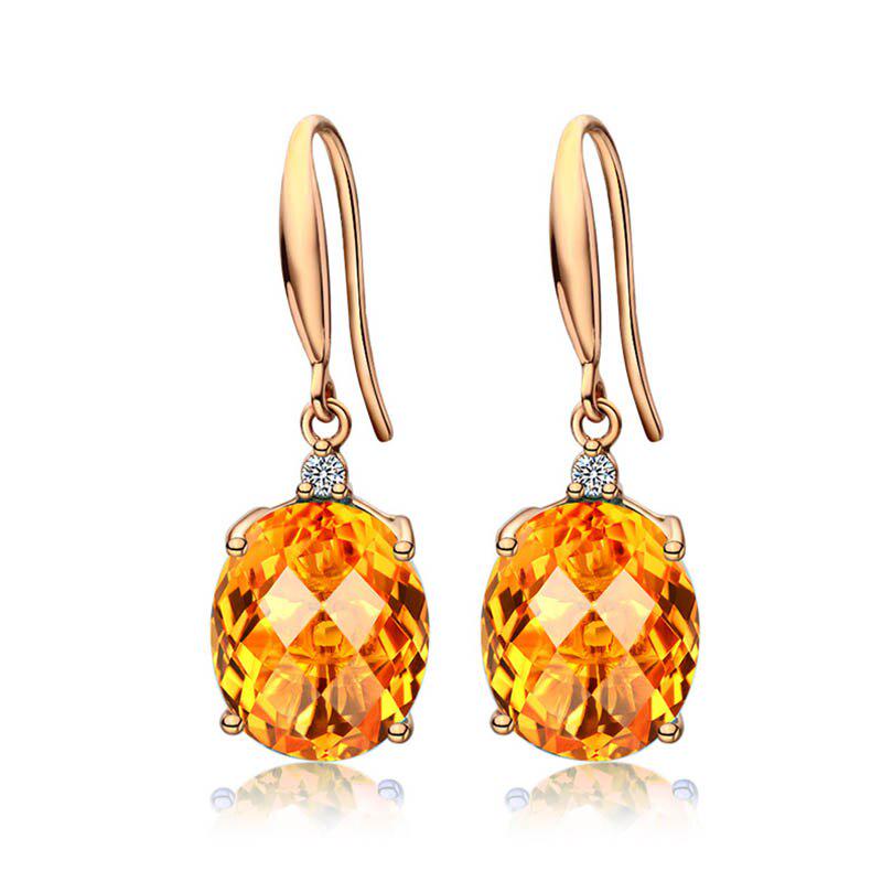 Lindon Fashion Copper Alloy Zircon Jewellery Drop Earrings For Women Wedding Party Gifts