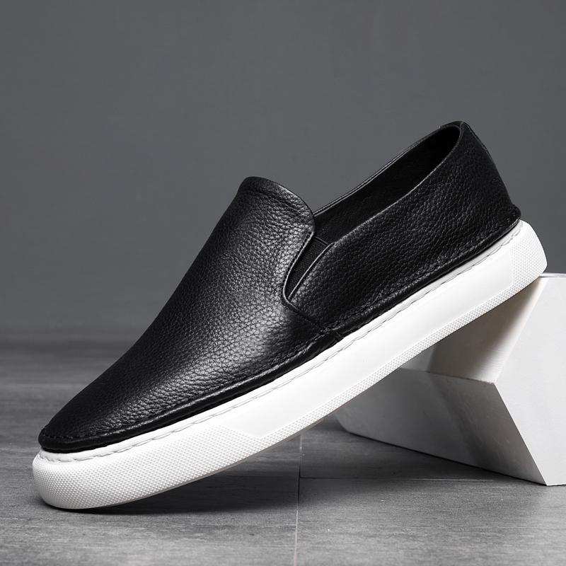 2024 Men Casual Shoes Genuine Leather Loafers Office Shoes for Men Driving Moccasins Comfortable Slip On Party Fashion Shoes Men