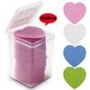 200Pcs Lint-Free Nail Polish Remover Cotton Wipes Heart Shaped UV Gel Tips Remover Cleaner Paper Nails Polish Art Cleaning Tools