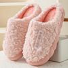 Warm Slippers, Home Thick Bottom Non-slip, Plush Indoor Leisure Couple Slippers