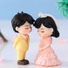 Mini Couples Figurines Micro Landscape Diy Miniatures Plastic Crafts Garden