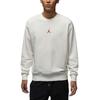 Jordan As M J FLC Crew Neck Comfortable Soft Long Sleeve Sweatshirt Men Sweatshirt White IB5605133