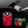 4Pcs/Set Car Valve Stem Caps Cover Waterproof Car Accessories For AMG CLA CES CLS SLK GLK CLK SLS CLG GLE GLC GLB EQC GLA GLS SLC