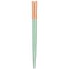 Kawai Haze Chopsticks for Kids, Dishwasher Safe, Antibacterial, Mint Green, 18cm, Made In Japan