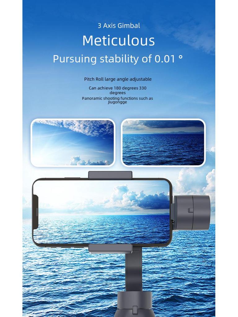 F10 Ручной трехосевой мобильный карданный стабилизатор для плавных прямых трансляций и записи видеоблогов