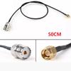 50cm RG58 Cable SMA Male To SO239 UHF Female Jack Straight Pigtail Extension Cable 20inch