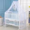 Summer Mosquito Net Baby Canopy Bed Net Stand Infant Cot Dome Mosquito Netting Hanging Bed Curtain Support Foldable Crib Tent