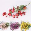 1Pc Artificial Small Daisy Fake Flower Leaves Home Wedding Coffee Shop Decor