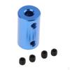 Parts Shaft Rigid Coupling Motor 4x Screws Blue