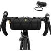 Small Bicycle Handle Bar Bag Handy Front Bike Bags Handlebar Storage Pouch Pack with Shoulder Strap Little Mountain Road Bike Barrel Bag