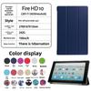 Premium Leather Case for Amazon Fire HD10 2019 HD8PLUS 7 Inch Protective Cover