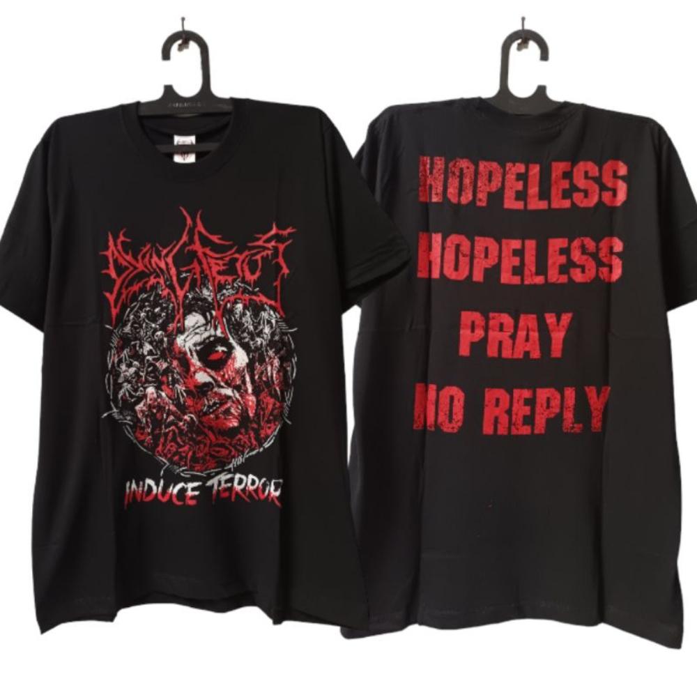 The Life-determining Remains, The Maliciously Dying Fetus, The Sickly Discovery The Sacrificial Death, The Metal Printed T-shirt