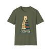 Unisex Softstyle T-Shirt Book Staircase Reading Journey Inspirational Design