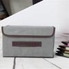 2Pcs Folding Storage Box Non Woven Rectangle Fabric Clothes Basket Toys Container with Lid