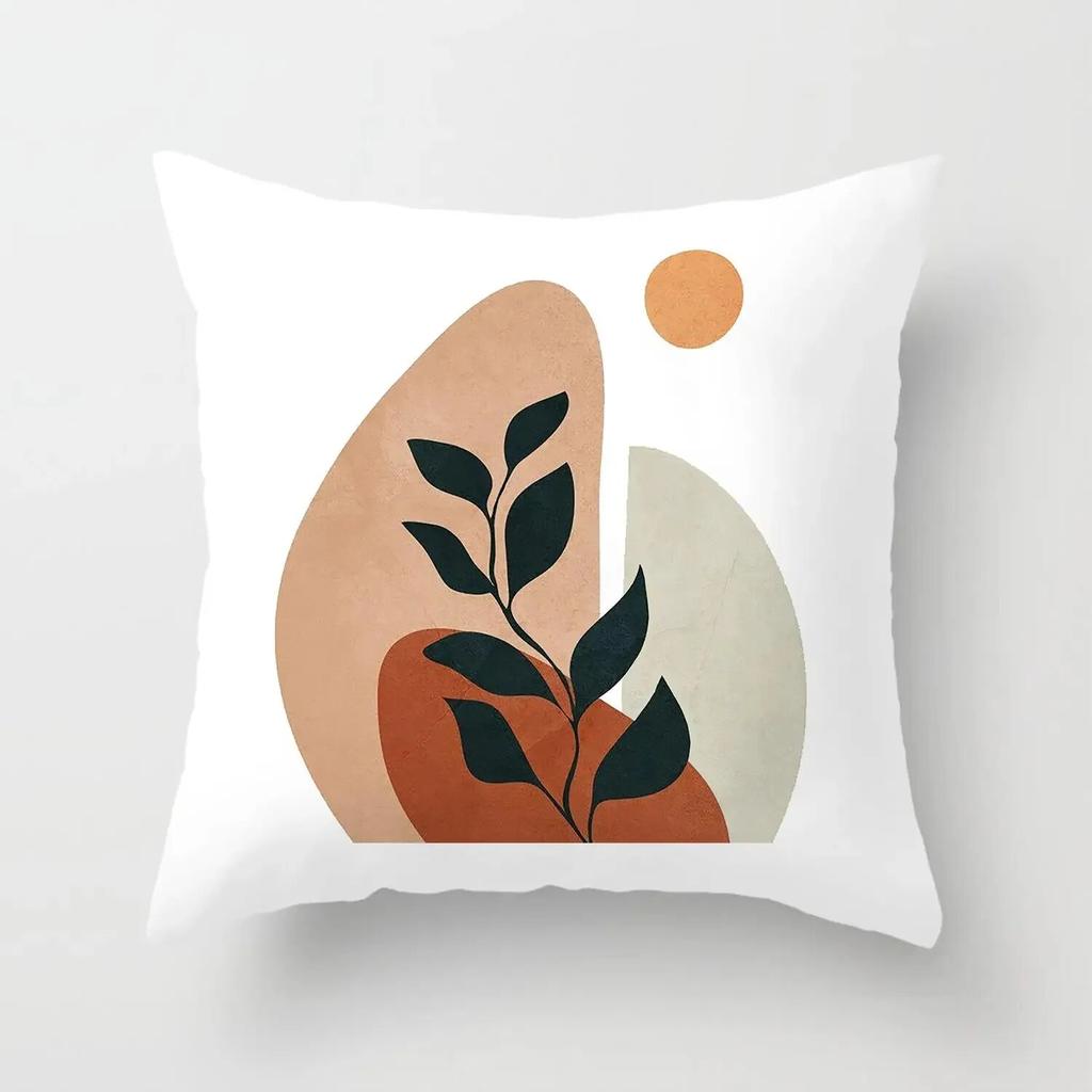 Bohemian Home Decor Pillow Case Abstract Simple Geometric Print Throw Pillow Case Bedroom Room Living Room Sofa Cushion Cover