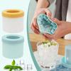 Silicone Ice Cube Mold Round Ice Bucket Cup Mould Refrigerator Freeze Ice Maker Creative Design Ice Cube Mold for Party Barware
