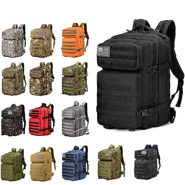 Large Tactical Camouflage Backpack for Outdoor Camping, Hiking, and Climbing