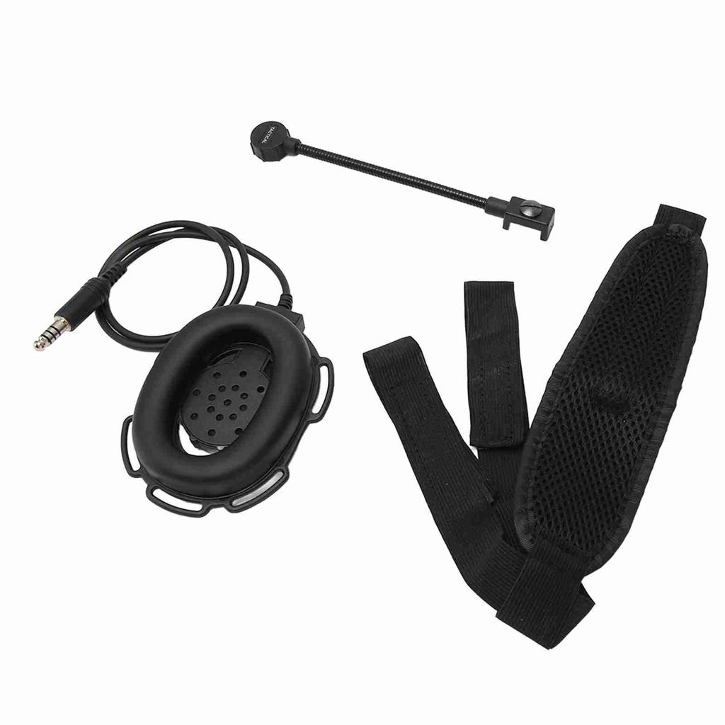 Walkie Talkie Headset U94 PTT Handheld Radio Unilateral Headphones Adapter with Microphone for