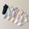 Women's Short Socks Summer Solid Color Boat Socks Ladies Sweat-absorbent Breathable Sports Socks