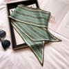 Temperament Thin Silk Scarf Silk Long Strip High-End Fashion Women'S Headscarf Versatile Thin Narrow Streamer Diagonal Scarf