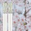 Amber Sakura  Chopsticks Antibacterial Anti-slip High Temperature Resistant  Reusable for Sushi Food ChopsticksTableware