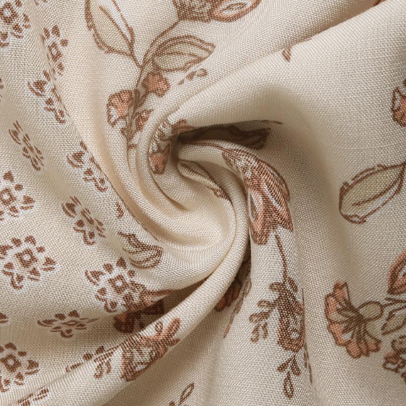 Summer Women's Jumpsuit High Waist Tie Wide Leg Pants Range Patchwork Ethnic Style Casual Pant