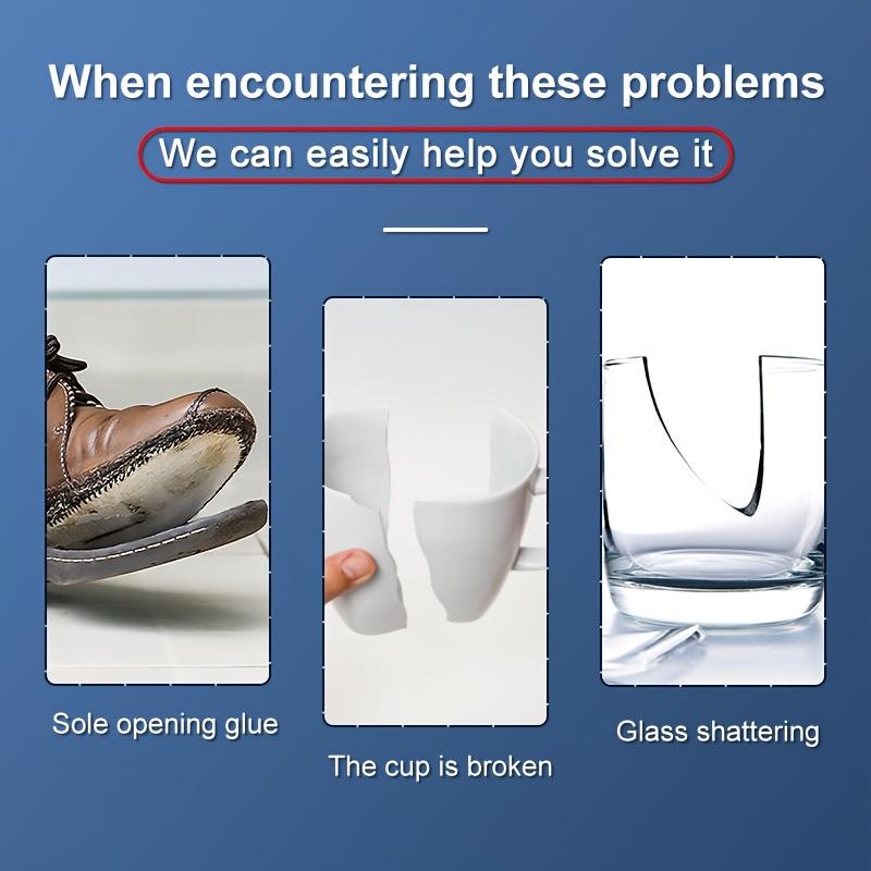 Суперклей Быстрое 10-секундное отверждение, Прочная склейка для пластика, металла, дерева, камня, керамики, стекла Многоцелевой эпоксидный клей