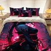 2/3pcs Dark Anime Girl Print Duvet Cover Set Duvet Cover and Pillowcases Included - Perfect for Bedroom Bedding 1 Duvet Cover