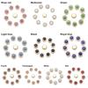 Apparel Sewing Sparkling Flower-shaped Clothes Decoration Rhinestone Buttons Crystal Glass Stone