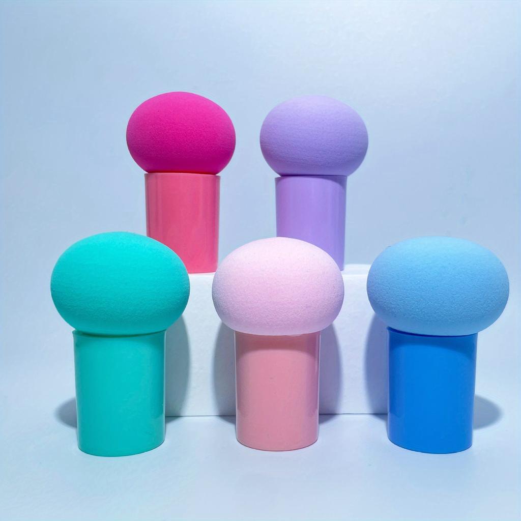 9pcs Stencil Brush Set & Sponge Pouncers In Assorted Colors with Gourd Handles for Crafts, Wet and Dry Use - Ink Dabbers for Scrapbooking