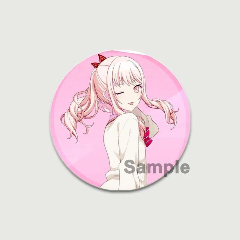 32/44/58mm Cute Project SEKAI Anime Pins Akiyama Mizuki Tinplate Badge DIY Custom Cartoon Girl Brooch Pin for Hat Bag Fans Collection Gifts