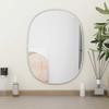VidaXL Wall Mirror Makeup Vanity Cosmetic Bedroom Decoration Bathroom Living Room Interior Silver 348210