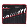 16PCS Combination Wrenches Cr Vanadium Steel Pentalobe Open End Spanner Dual Purpose Wrench Set