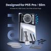 GRAUGEAR PS5 Cooling and Dustproof Kit for PS5 Includes SSD Heatsink Fan Dust and Connector Caps Prevents Overheating and Dust Compatible with