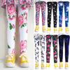 Kids Pants Spring Summer Baby Girls Printed Flower Leggings Children Slim Pant