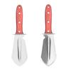 4-in-1 Gardening Trowel with Serrated Edge Stainless Steel Cutter with Wood