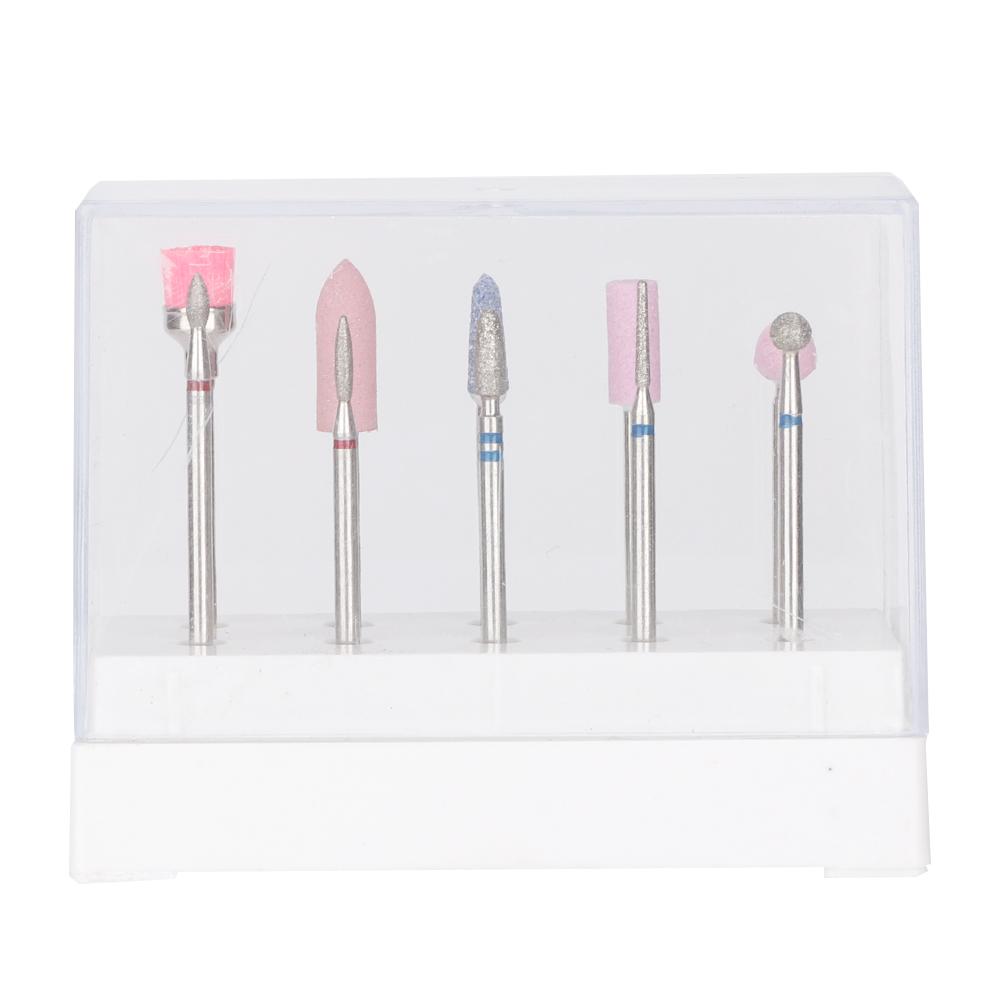 10pcs Set Nail Drill Bits File Grinding Head Set Electric Manicure Pedicure Nail Art Tools
