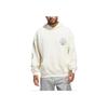 Adidas Originals La To The World Graphic Hoodie Comfortable Sports Hooded Sweatshirt Unisex Hoodies Off-White Forest-Green JJ4038