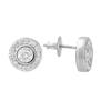 Silver Earrings with Cubic Zirkonia (2080046)