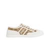 (w) Gg Canvas Trainer White Beige Monogram