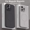 Liquid Silicone For Magsafe Wireless Charge Magnetic Case for iPhone 16 15 14 13 12 11Pro Max Plus XR XS Shockproof Soft Cover