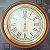 Antique Wooden Wall Clock Sir William & Smith London Home Decor Roman Numerals