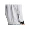 Adidas Embroidered Letter Colorblock Loose Long Sleeve Polo Shirt Men Tops Gray IM4585