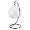 Hanging Glass Vase Large Terrarium with Frame for Air Plants Succulent Planters