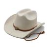 Fashion Men And Women French Windbreak Rope Travel Vacation Suede One-Word Cowboy Hat