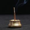 Practical Incense Burner Smooth Wide Application Lightweight Bowl Shape Incense Stick Holder for Hotel