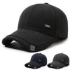 Winter Middle-Aged and Elderly Men's Cap Outdoor Thick Cap Velvet Warm Baseball Cap Ear Protection Cotton Cap