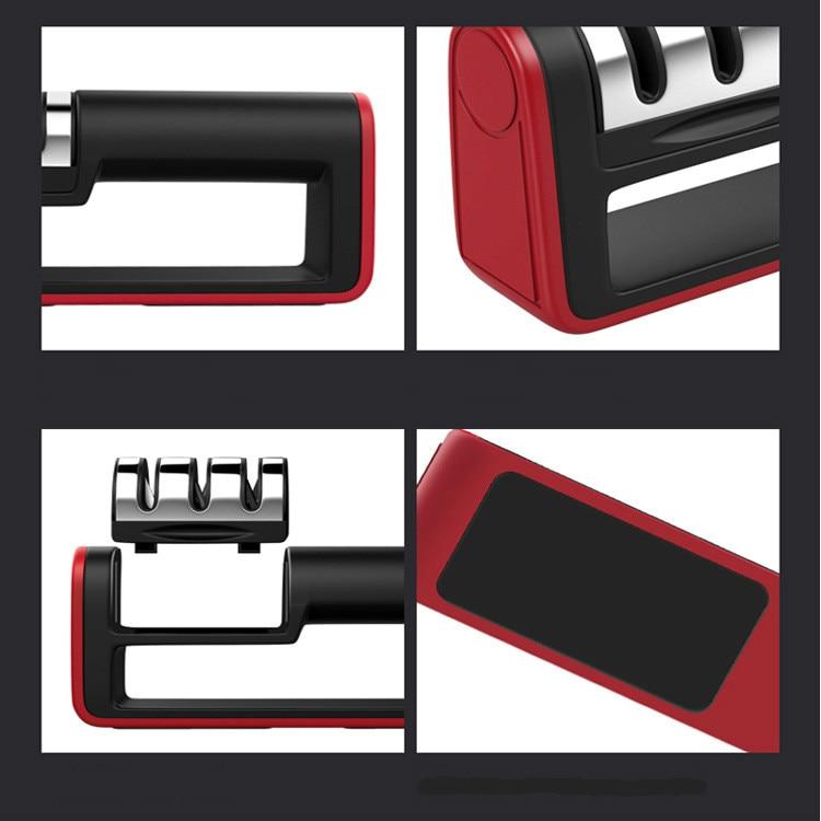 Knife Sharpener Diamond Quick Professional 3 Stages Sharpener Knife Sharpening Tools Sharpening Stone